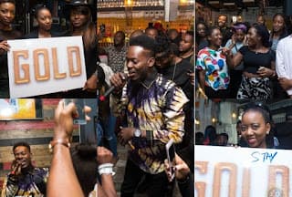 Celebrities: Adekunle Gold Lights Up London With His Album Listening Party (Photos)