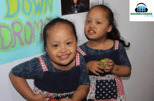 Identical twins with Down Syndrome celebrate their 6th birthday.